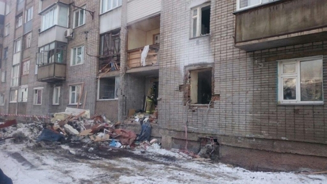 В иркутской пятиэтажке произошёл взрыв газа, есть жертвы