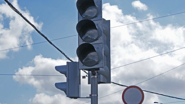 В среду в Калининграде без света остались семь улиц и светофор