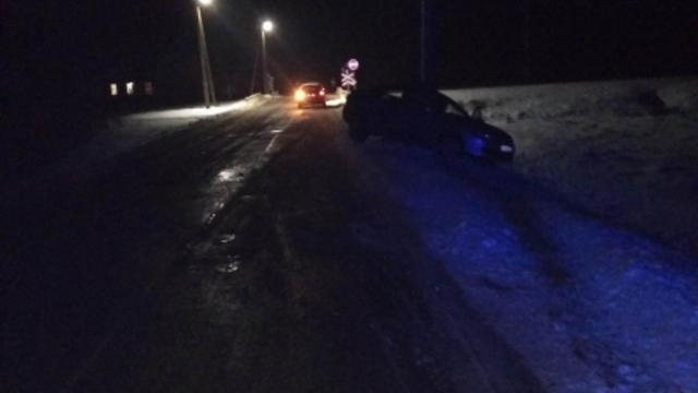 В Калининградской области Renault врезался в опору ЛЭП, водитель пострадал