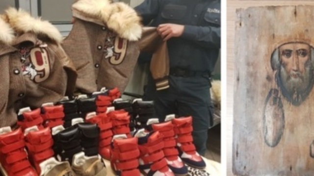 На погранпереходе в Гроново у россиянки изъяли древнюю икону и контрабандную обувь