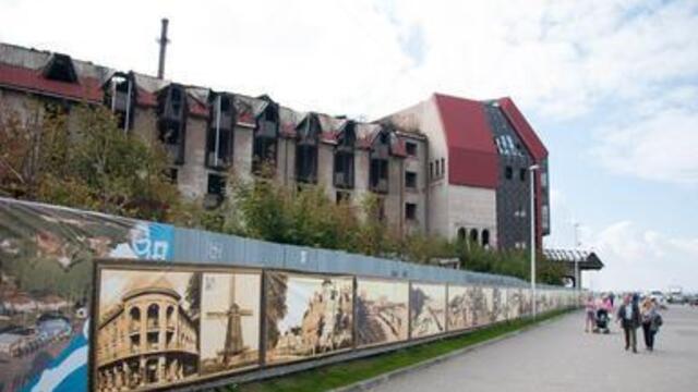 В Зеленоградске из недостроя 