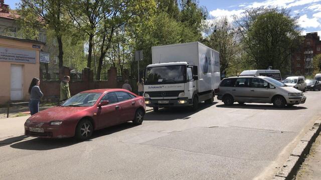 Из-за ДТП на перекрёстке Летней и Коммунистической образовалась пробка