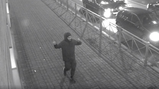 В Калининграде вандал разбил кирпичом окно МФЦ в здании мэрии (видео)
