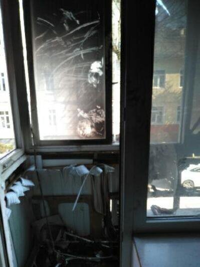 В Калининграде при пожаре на ул. Гостиной пострадал мужчина (фото) - Новости Калининграда | Фото: Татьяна Девиченская