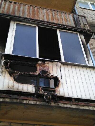 В Калининграде при пожаре на ул. Гостиной пострадал мужчина (фото) - Новости Калининграда | Фото: Татьяна Девиченская