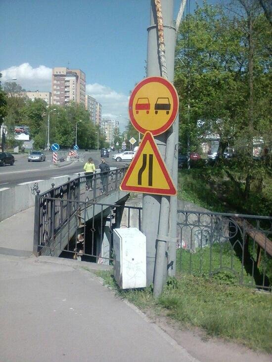 В начале ул. Гагарина запретили поворот налево - Новости Калининграда | Фото: читатель "Клопс"