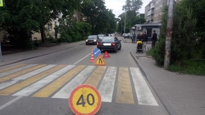 На Аллее Смелых сбили ехавшего на самокате девятилетнего мальчика - Новости Калининграда | Фото: пресс-служба регионального УМВД