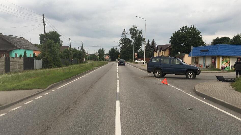 Под Светлым мотоциклист пострадал в ДТП с легковушкой (фото) - Новости Калининграда | Фото: пресс-служба УМВД России по Калининградской области