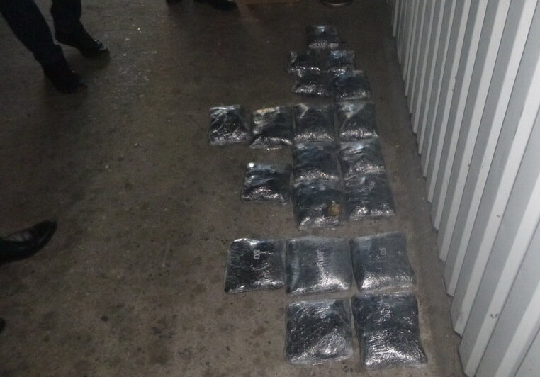 Калининградская таможня не пропустила в Литву 16,5 кг контрабандного янтаря (фото, видео) - Новости Калининграда | Фото: пресс-служба Калининградской областной таможни