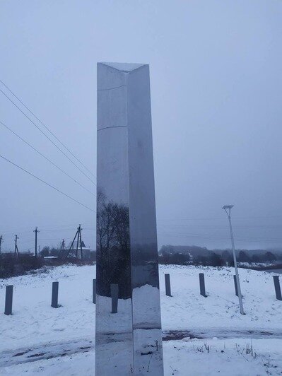"Место для диалога с космосом": в Багратионовске появился обелиск из металла (фото) - Новости Калининграда | Фото: "Клопс"